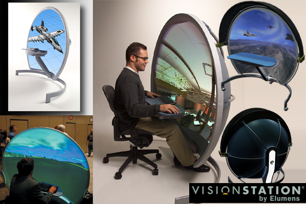 Visionstation 3d Screen by Elumens